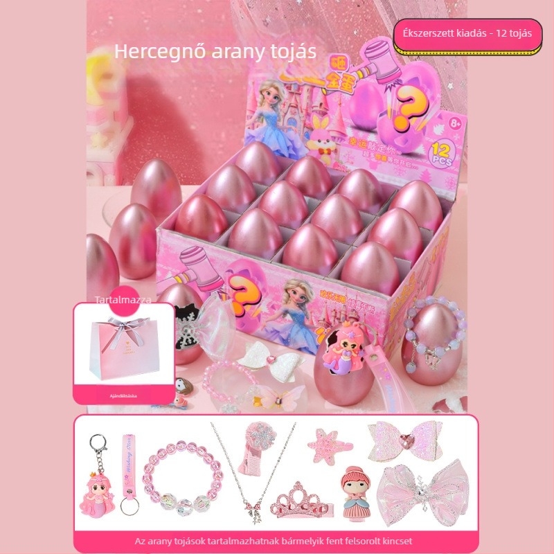 Aranytojásos vakdoboz gyerekeknek - játék (Anyag: Egyéb; Márka: Unique; Specifikációk: Különböző; Ellenőrzési mód: Egyéb; Csomagolás: Egyéb)