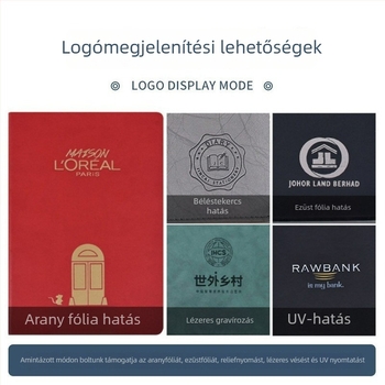 Notesz műbőr borítóval, drótos kötés, Forest papír, 80 g/m², 100–200 oldal