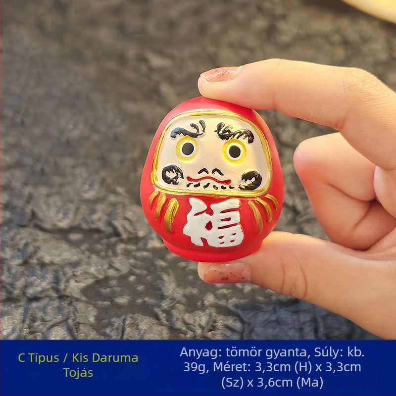 Shiyinzhai Maneki-neko asztali dísz, gyanta, cartoon stílus