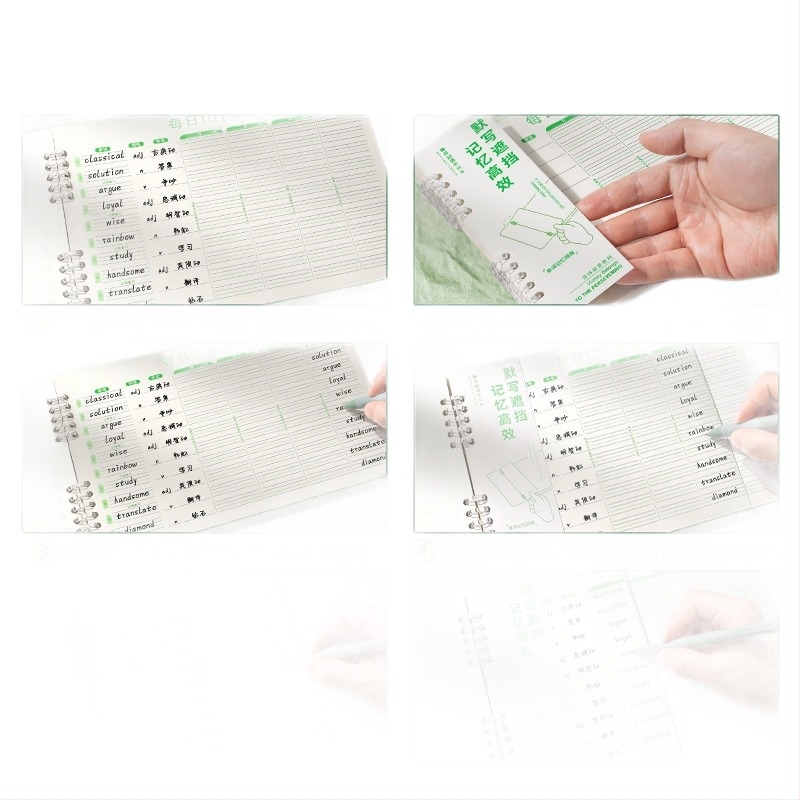 Yitong füzet, PVC borító, szabadlapos kötés, 70 g/m² fa cellulóz papír, 100–200 oldal, kreatív stílus
