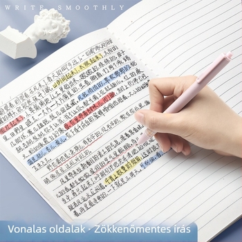 Jegyzetfüzet, Car Line Book sorozat, varrott kötés, Dowling papír, papírtömeg 70, 100–200 oldal