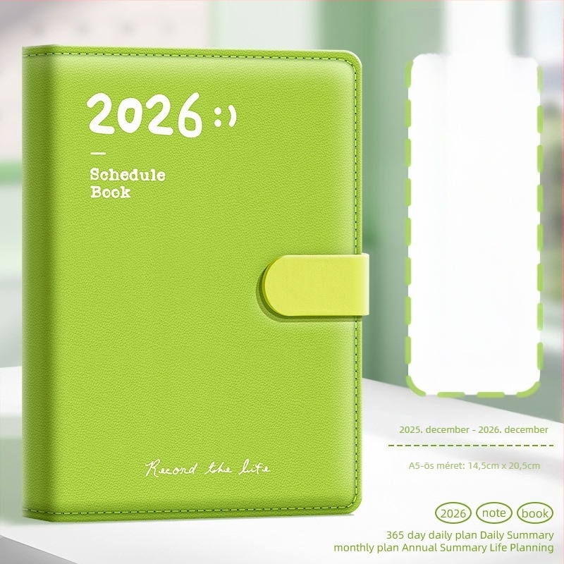 Kappa Bear bőrhatású notesz Binder kötésével, 90 g nyers cellulóz papír, 50–100 oldal.