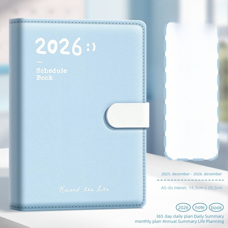 Kappa Bear bőrhatású notesz Binder kötésével, 90 g nyers cellulóz papír, 50–100 oldal.