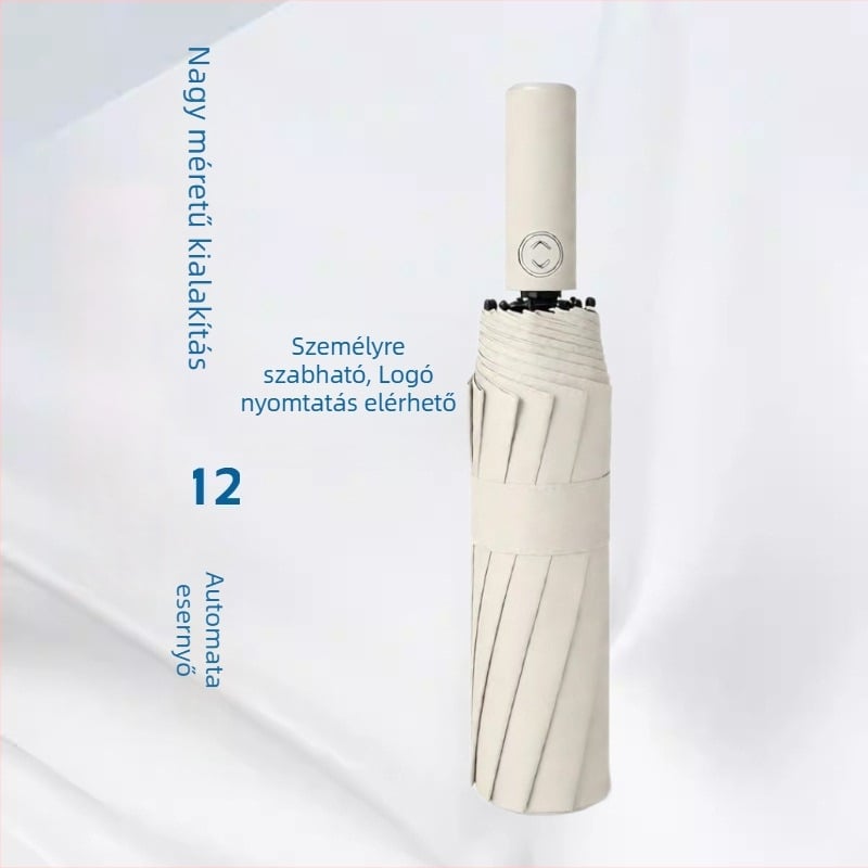 Rain Grace teljesen automata esernyő, három részes, 12 kar, acél váz, UV-védelem UPF 50+