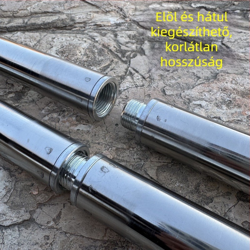 Fém Forgó típusú nagy hálózati rúd, magasan történő gyümölcsszedéshez; anyag: fém; súly 225–313 g konfigurációtól függően; részek szabadon kombinálhatók; nem bővíthető