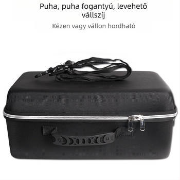 Elektronikai kiegészítők tároló táska EVA kemény héjjal, nagy kapacitás, Oxford anyag, teherbírás 10 kg