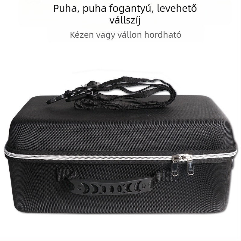 Elektronikai kiegészítők tároló táska EVA kemény héjjal, nagy kapacitás, Oxford anyag, teherbírás 10 kg
