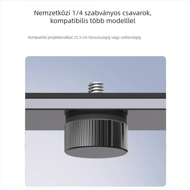 Két-tengelyes gimball projektor tartó, fém, három az egyben – asztali, falra és mennyezetre