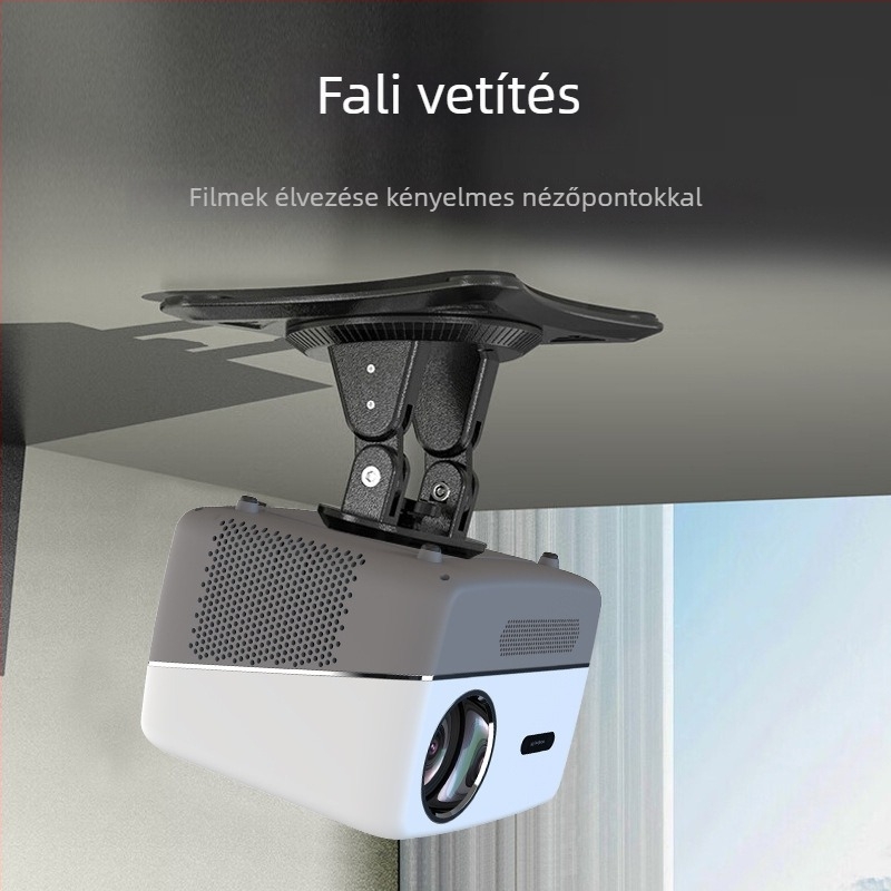 Asztali projektorszupport 360°-os pan-tilt forgással és háromszög alakú tartóval, kompatibil Konka projektorokkal