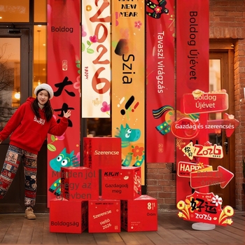 Helyszíni dekorációs kellék — Yue xiaoyi, anyag Bubble, ünnepi stílus, Tavaszi Fesztivál, díszek