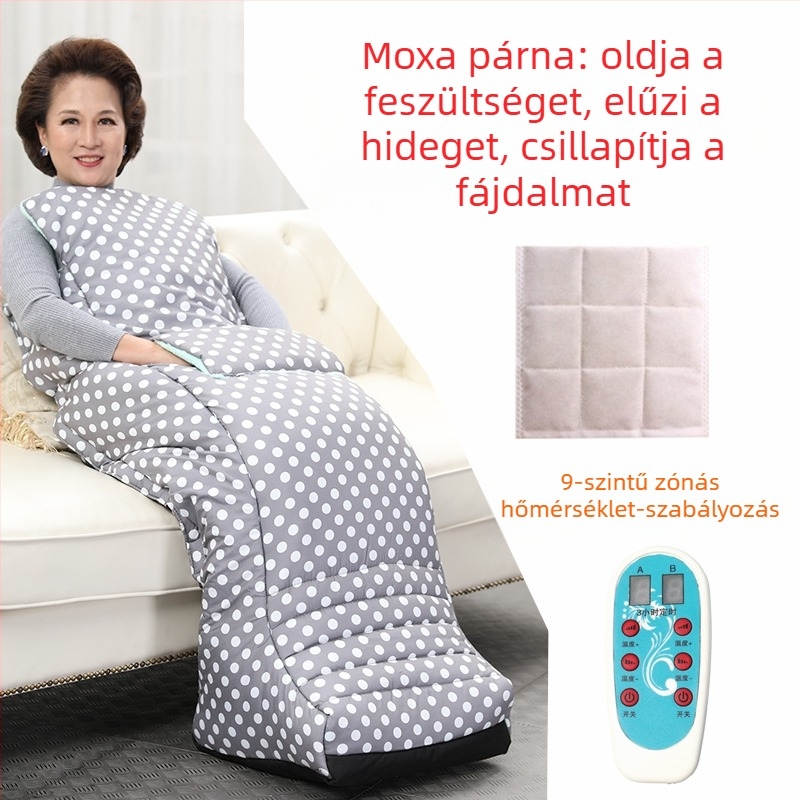 USB-s fűtőtalpú papucs – férfi otthoni papucs, felső része valódi bőr, Xiang Nuanyi