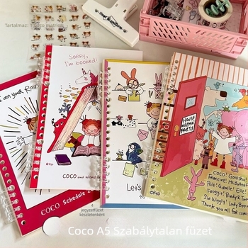 Notebook PVC borítóval, leválasztható lapokkal, Dowling papír 80 g/m², 50 oldal, kínai stílus