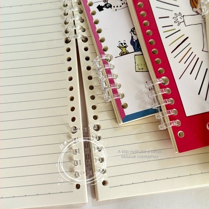 Notebook PVC borítóval, leválasztható lapokkal, Dowling papír 80 g/m², 50 oldal, kínai stílus