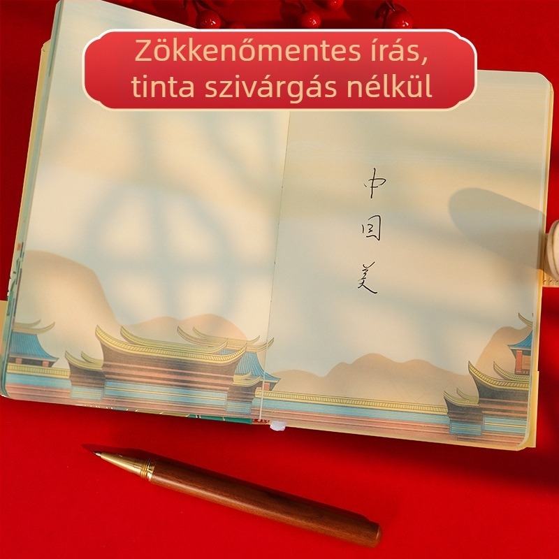 Dowling papírral notesz, 80 g/m², 300-400 oldal, ragasztott kötés