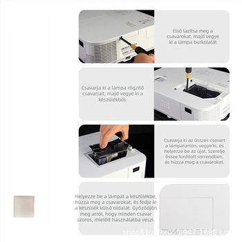 ET-LAE1000 projektorlámpa Panasonic PT-AE3000/AE3000E/AE3000U-hoz - 4000-5000 órás élettartam, 100 napos garancia