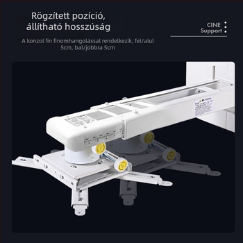 Cine ultrakort vetítő falra szerelhető tartó lézer TV-projektorokhoz