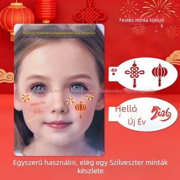 Gyermek arcmaszk sablon tábla – Ló év téma, DIY rajzeszköz, akril, ABC TZ001, licencelt saját márka, határokon átívelő exportforrás
