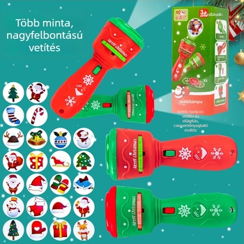 Projekciós kézben tartható játék lámpa gyerekeknek — Anyag: műanyag/gumi; 4–6 éveseknek megfelelő; 3C kód: 2023152202045704; Cikkszám: 5588