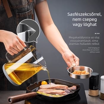 Üveg olajtartó palack, univerzális stílus, márka Other, első osztályú minőség
