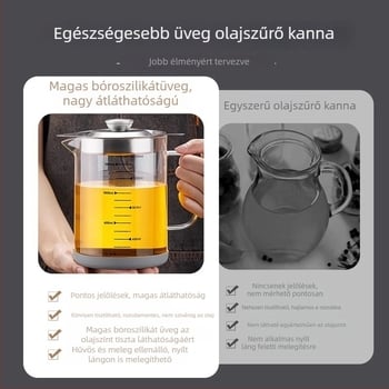 Üveg olajtartó palack, univerzális stílus, márka Other, első osztályú minőség