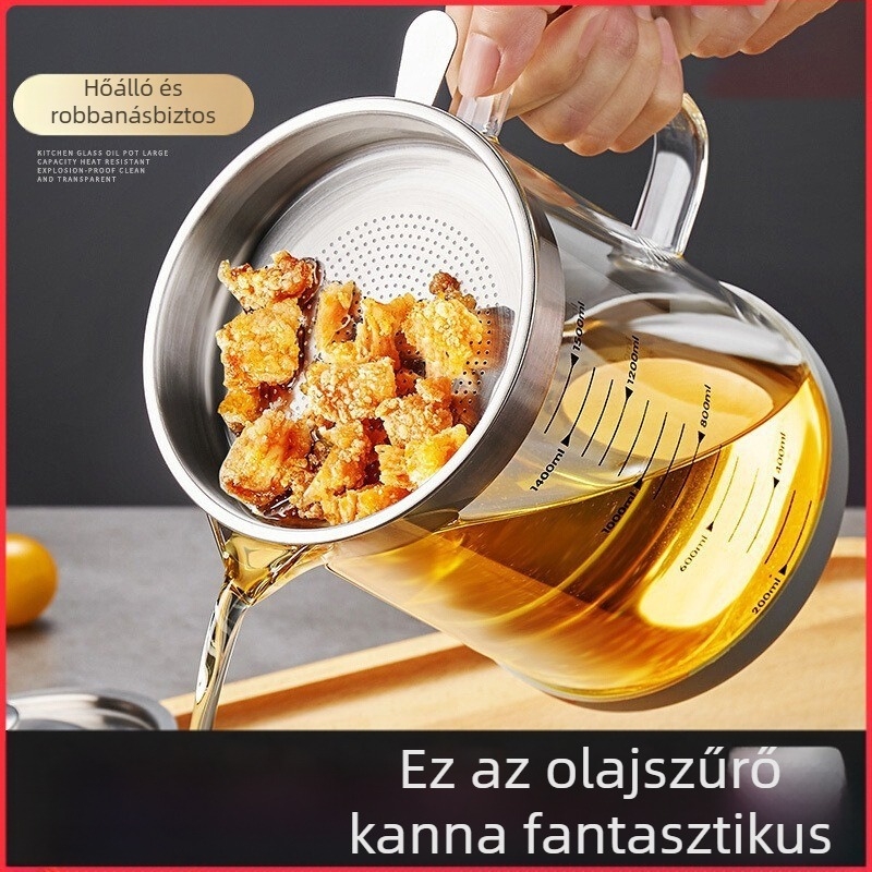 Üveg olajtartó palack, univerzális stílus, márka Other, első osztályú minőség