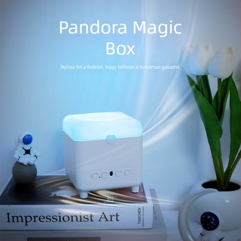 USB-tápellátású Pandora Starry Sky projektor lámpa lézeres hangulatvilággal, Bluetooth és távirányító