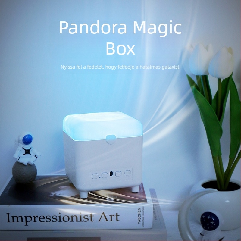 USB-tápellátású Pandora Starry Sky projektor lámpa lézeres hangulatvilággal, Bluetooth és távirányító