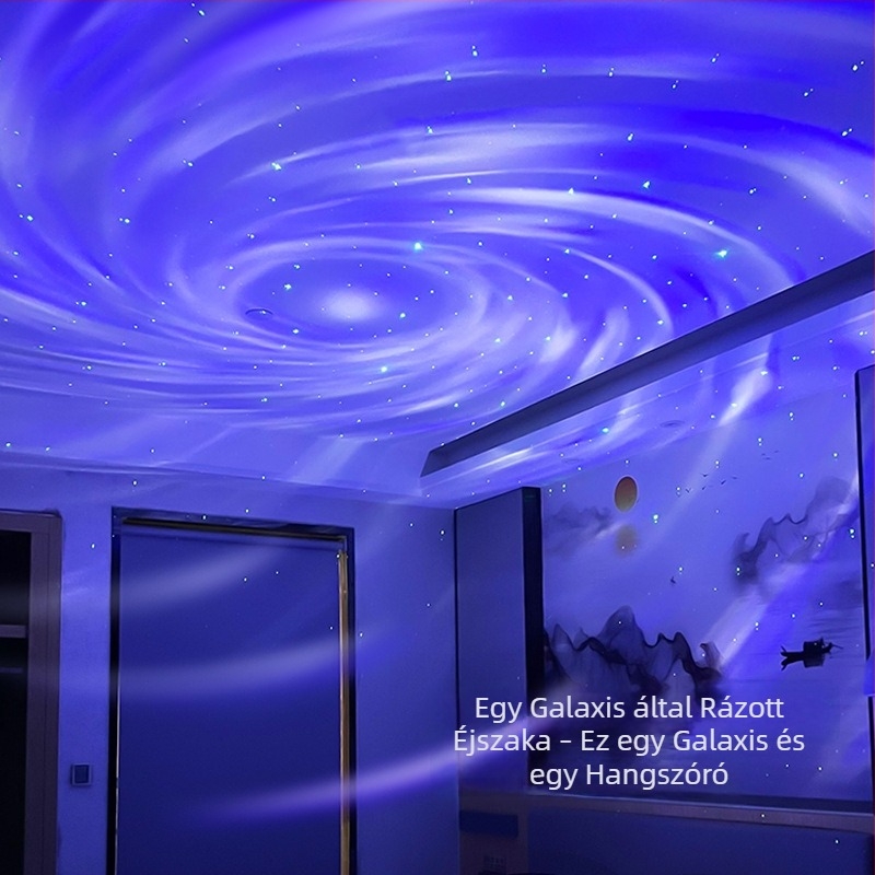 USB-tápellátású Pandora Starry Sky projektor lámpa lézeres hangulatvilággal, Bluetooth és távirányító