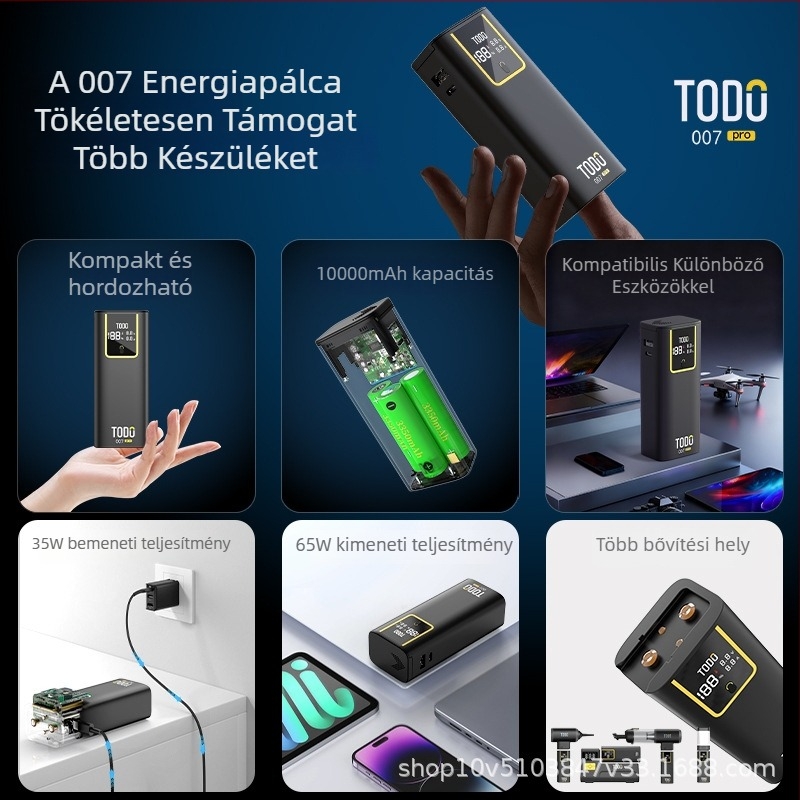 Vezeték nélküli, hordozható autó légpumpa, nagy teljesítményű, 22 hengeres pumpa, digitális LCD kijelző