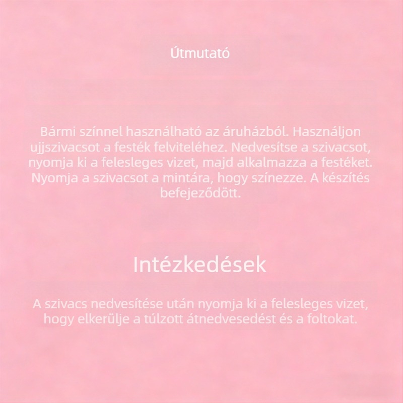 Gyerekek arcfestő sablonja a színpadi sminkhez – ABC CT124, akril, kizárólagos nemzetközi forgalmazás