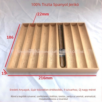 Szivar doboz tálca - spanyol cédrusfa, testreszabható, egyszerű, könnyed luxus, Zhanhong Craft