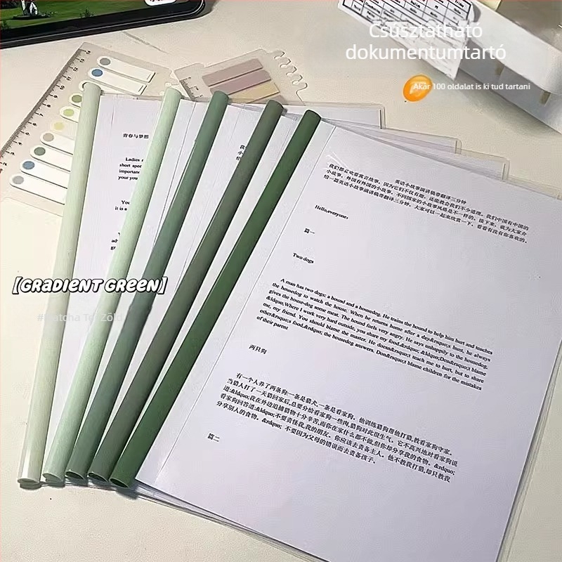 Pengyi SJSNJ-004 Műanyag irattartó klipe kettős zárással (erős csap + lemezzár), kompatibilis A4/A3