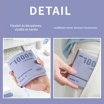 XZ-50169A Zsebes Szófüzet Görbe Memória Módszerrel általános iskola angol nyelvéhez — PU borító, fonal-féle ragasztás kötés, Eredeti fa pulp papír, 200–300 oldal, Papír sűrűség 50