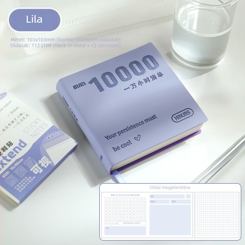 XZ-50169A Zsebes Szófüzet Görbe Memória Módszerrel általános iskola angol nyelvéhez — PU borító, fonal-féle ragasztás kötés, Eredeti fa pulp papír, 200–300 oldal, Papír sűrűség 50