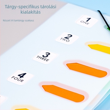 A4-es átlátszó irattartó klipszzel – műanyag, többoldalas, kapacitás 6 oldal, csipesz méret 315