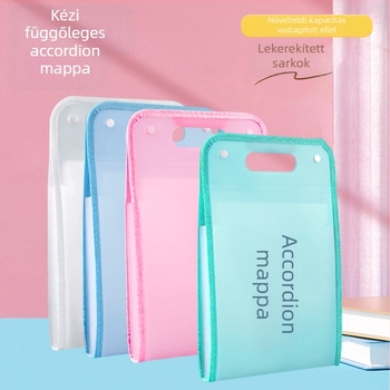 13 rekeszes vertikális accordion táska dokumentumokhoz, PP anyag, márka Found, gyártó Yaxing