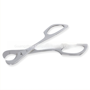 Szivarvágó markolatos kivitelben, rozsdamentes acélból, szélvédett dizájn, logó nyomtatás