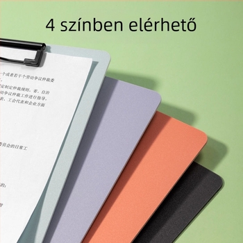 Deli PE122 Műanyag Klipboard Írási Pad, A4 formátum, egyoldali rögzítés