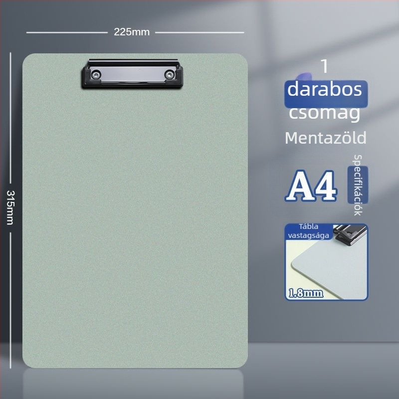 Deli PE122 Műanyag Klipboard Írási Pad, A4 formátum, egyoldali rögzítés