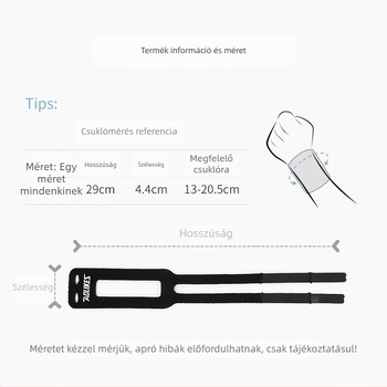 AOLIKES Nylon csuklórögzítő sportokhoz – csuklóvédelem, Velcro zárás, jóga, fitness, kerékpározás, asztalitenisz és tollaslabda