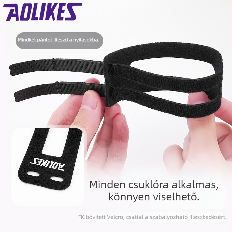 AOLIKES Nylon csuklórögzítő sportokhoz – csuklóvédelem, Velcro zárás, jóga, fitness, kerékpározás, asztalitenisz és tollaslabda