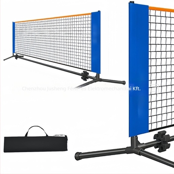 Hordozható pickleball hálókeret, 3 m hosszú, PE anyagból, beltéri és kültéri edzésekhez, mozgatható és szétszerelhető