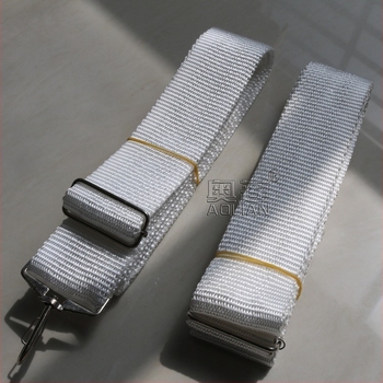 Tenisz háló középső pánt, nylon állítható középső szalag logóval, csomagolás 30x5, tömeg 300K