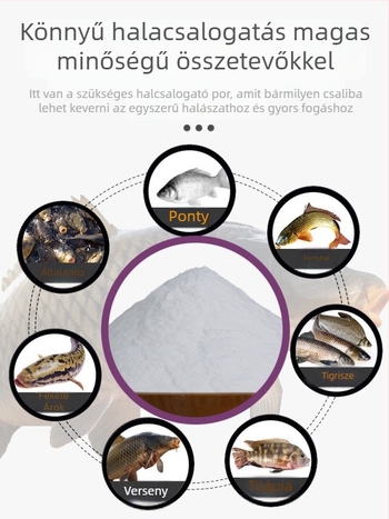 DMPT alapú vízbázisú csali – vonzó adalék