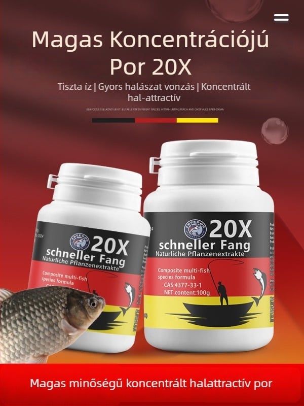 DMPT alapú vízbázisú csali – vonzó adalék