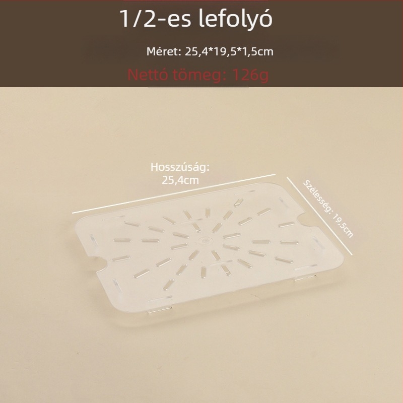 Crown PC mosogatótálcás leeresztő állvány lefolyó tálcával - modern minimál stílus, anyag PC, 2024-ben piacra