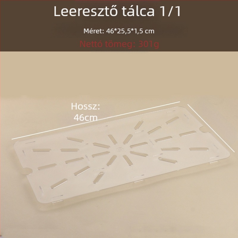 Crown PC mosogatótálcás leeresztő állvány lefolyó tálcával - modern minimál stílus, anyag PC, 2024-ben piacra