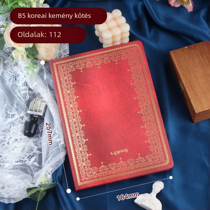 Lenwa/Lianhua jegyzetfüzet, vonalas kötés, Dowling papír, 80 g, 100–200 oldal