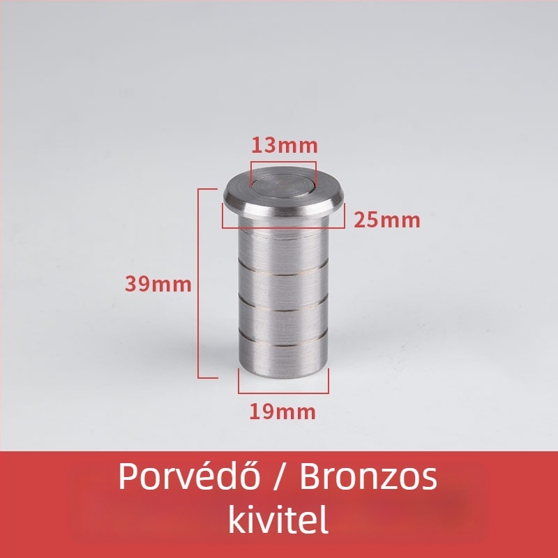 Rejtett pillangózár fából készült dupla ajtókhoz – modell 205; anyag: SUS304 rozsdamentes acél; dobozzár