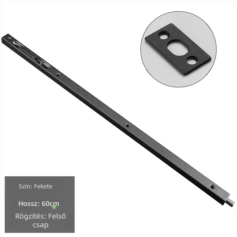 Rejtett pillangózár fából készült dupla ajtókhoz – modell 205; anyag: SUS304 rozsdamentes acél; dobozzár